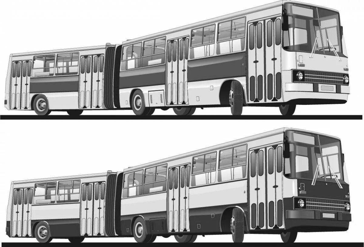 Раскраска radiant ikarus bus