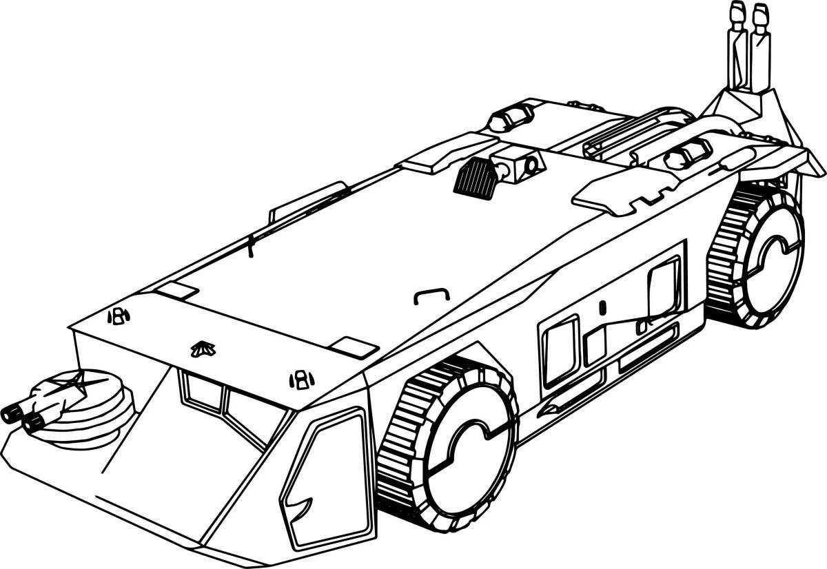 Vibrant tank armored personnel carrier
