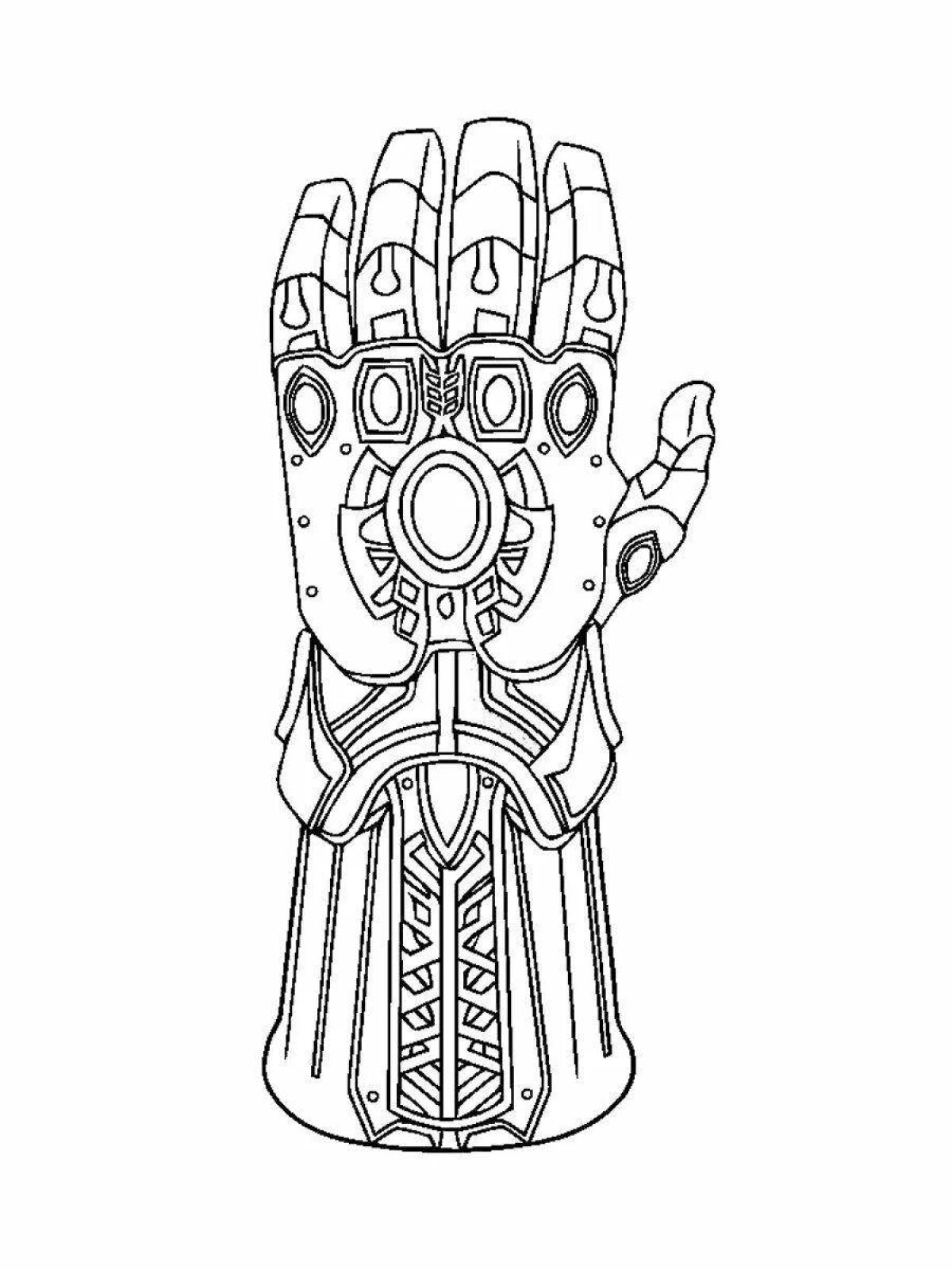 Infinity Gauntlet royal coloring
