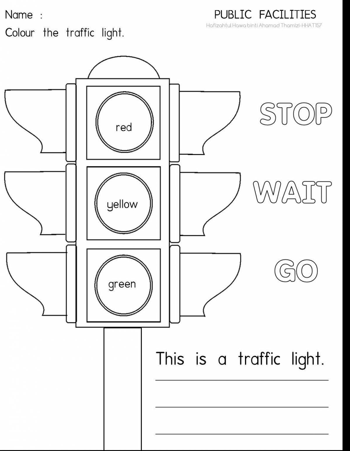 Grand siren head traffic light
