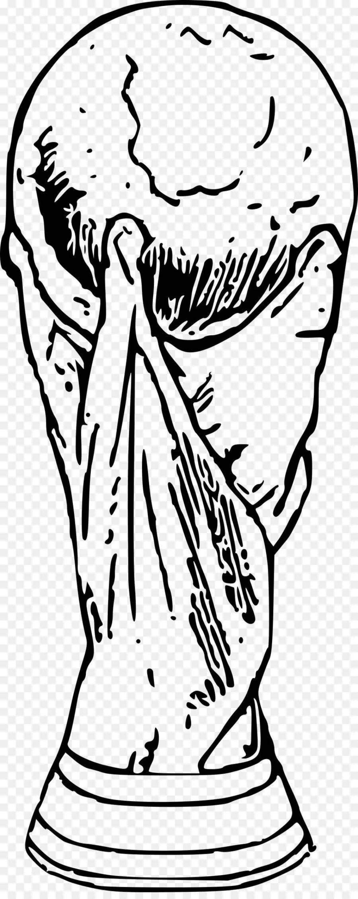 Photo Fun world cup coloring book