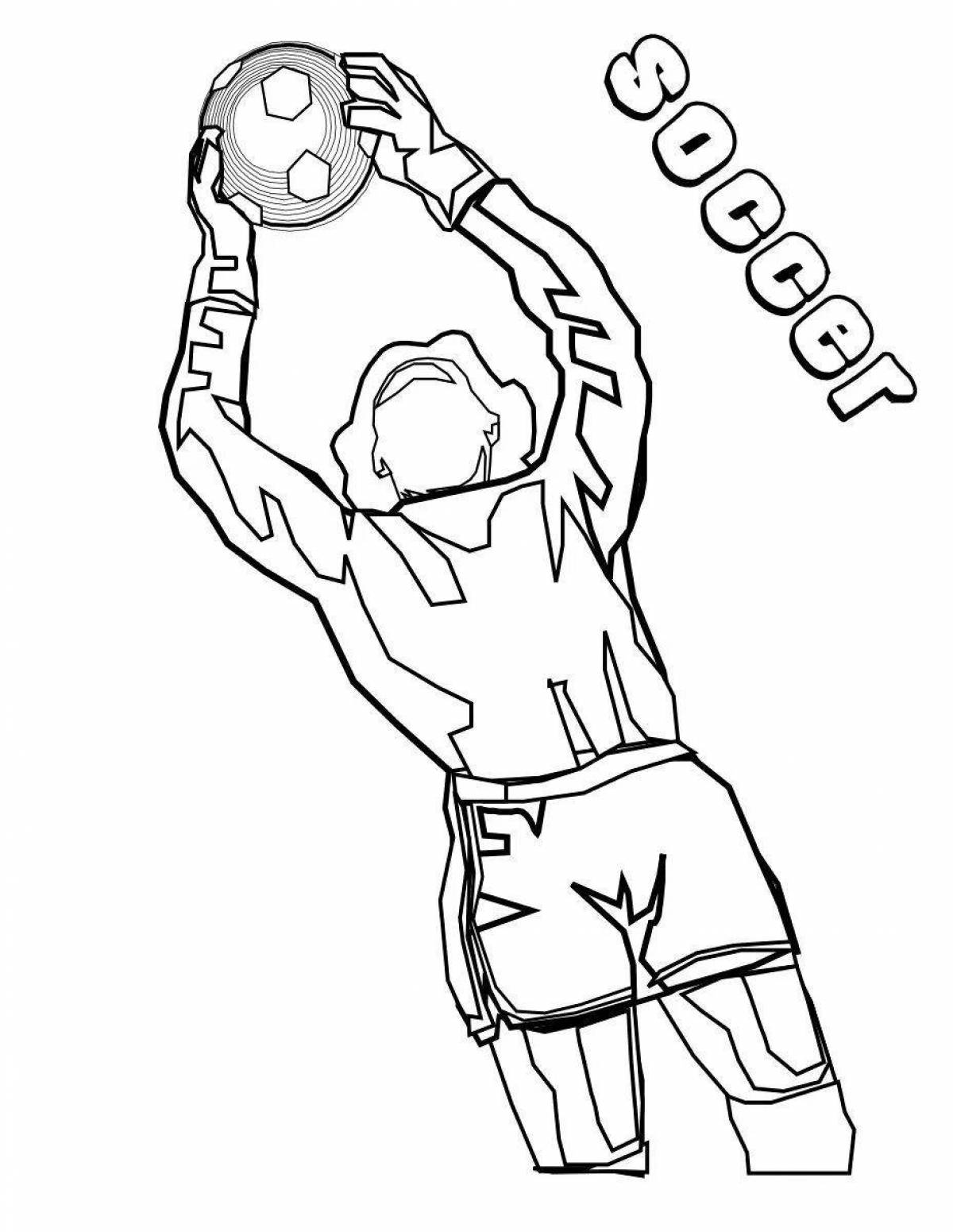 Photo Bright world cup coloring page