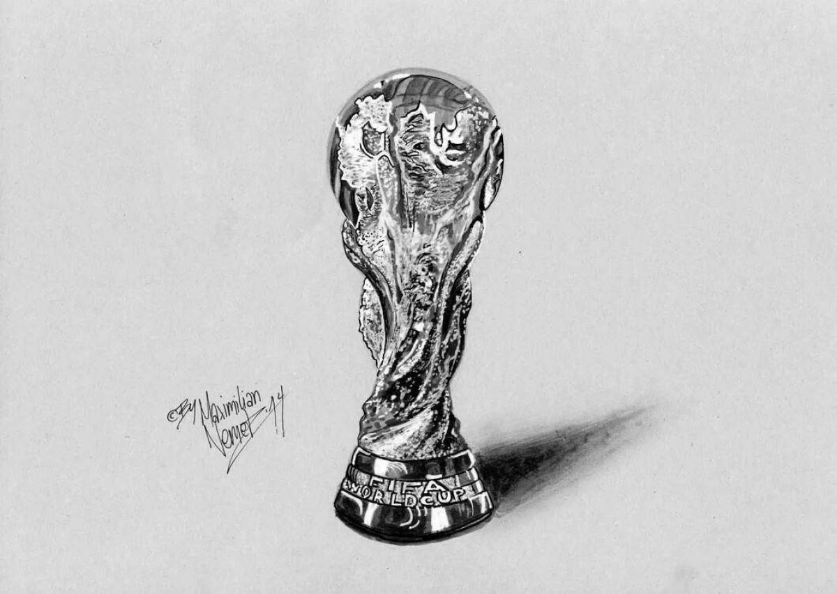 Photo Fun world cup coloring book
