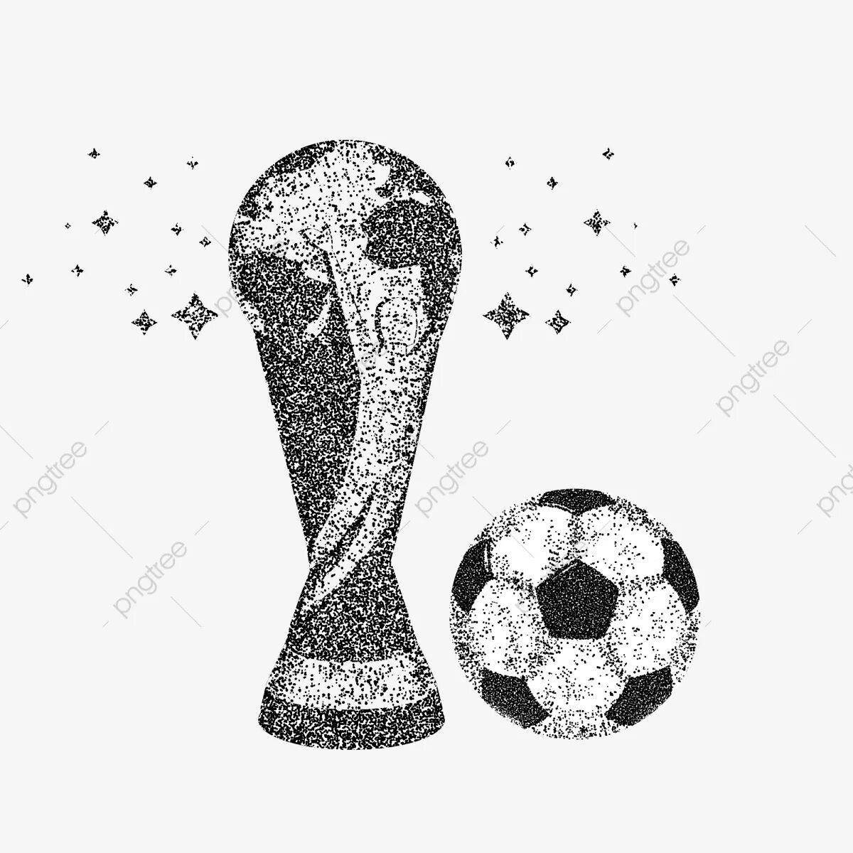 Photo Dynamic world cup coloring