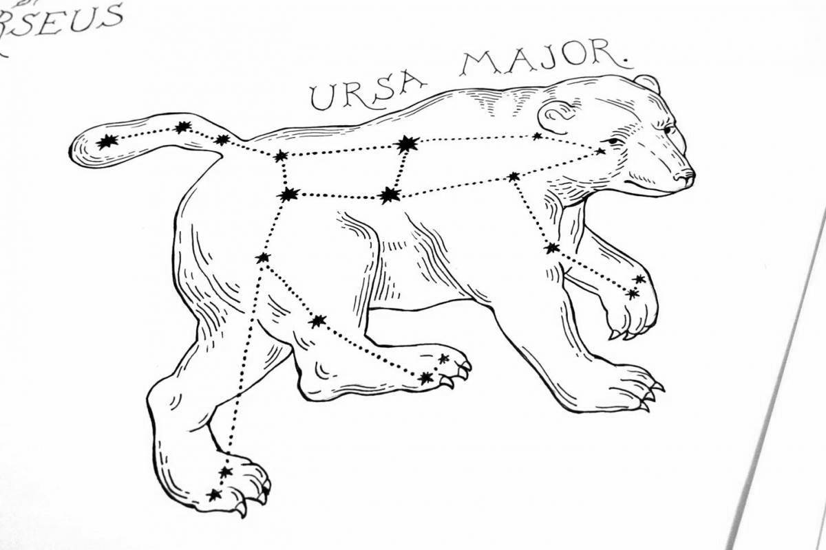 Beautiful coloring of Ursa Minor