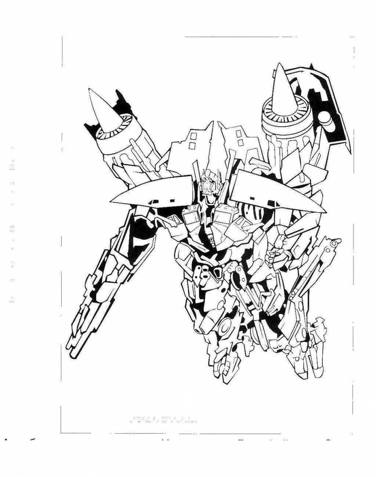 Decepticon transformers majestic coloring pages