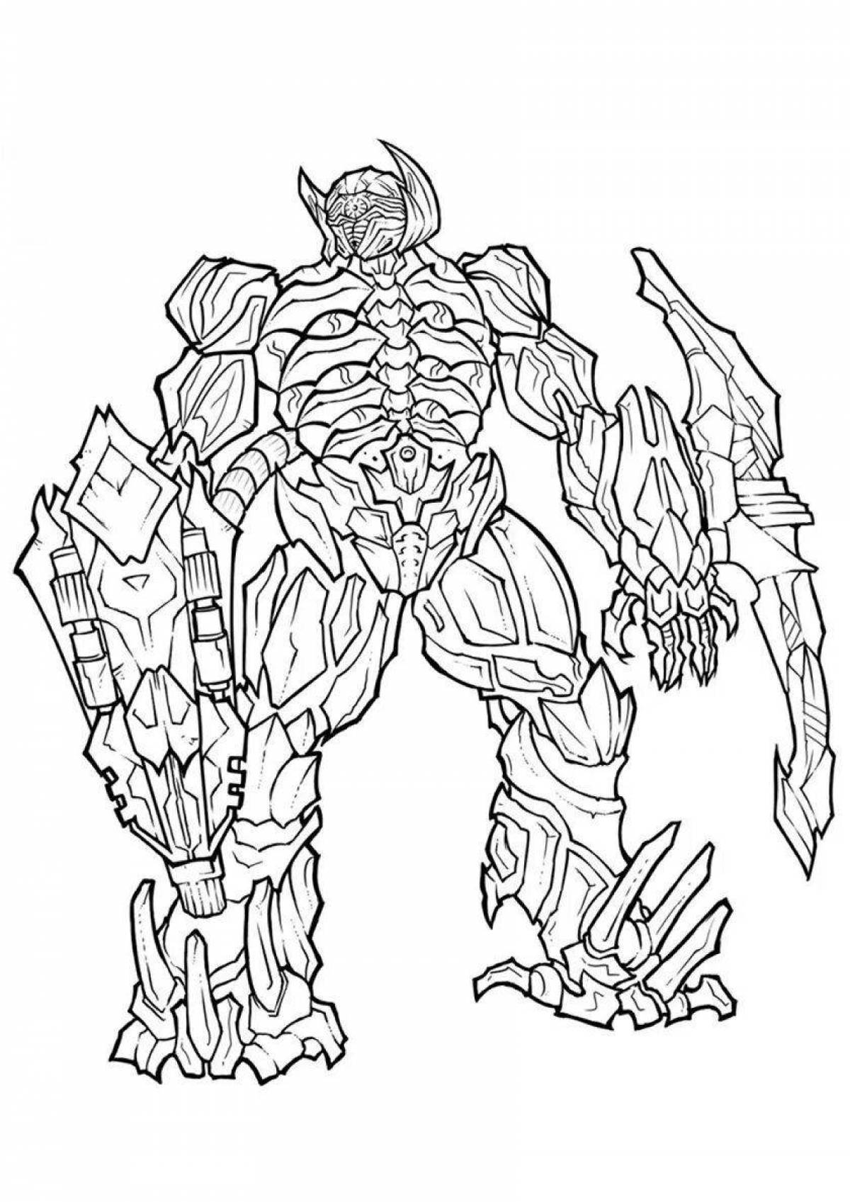 Amazing Decepticon Transformers Coloring Pages