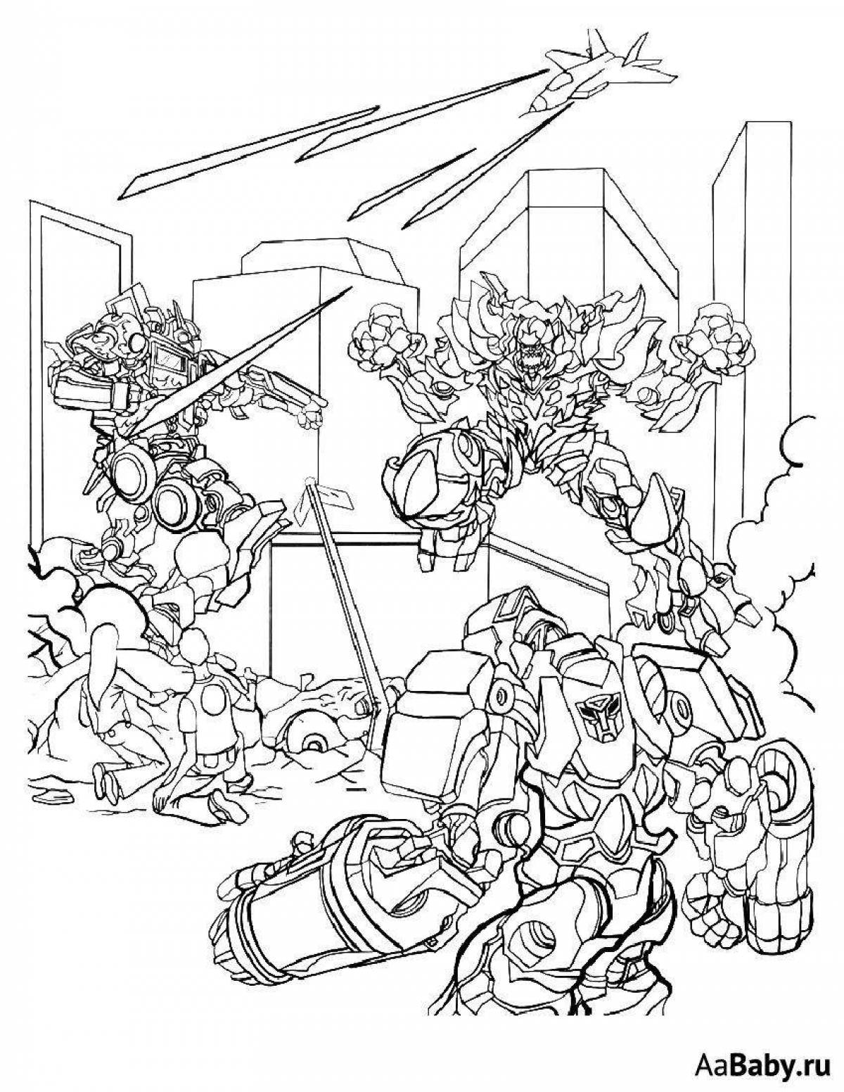 Decepticon transformers magnanimous coloring pages
