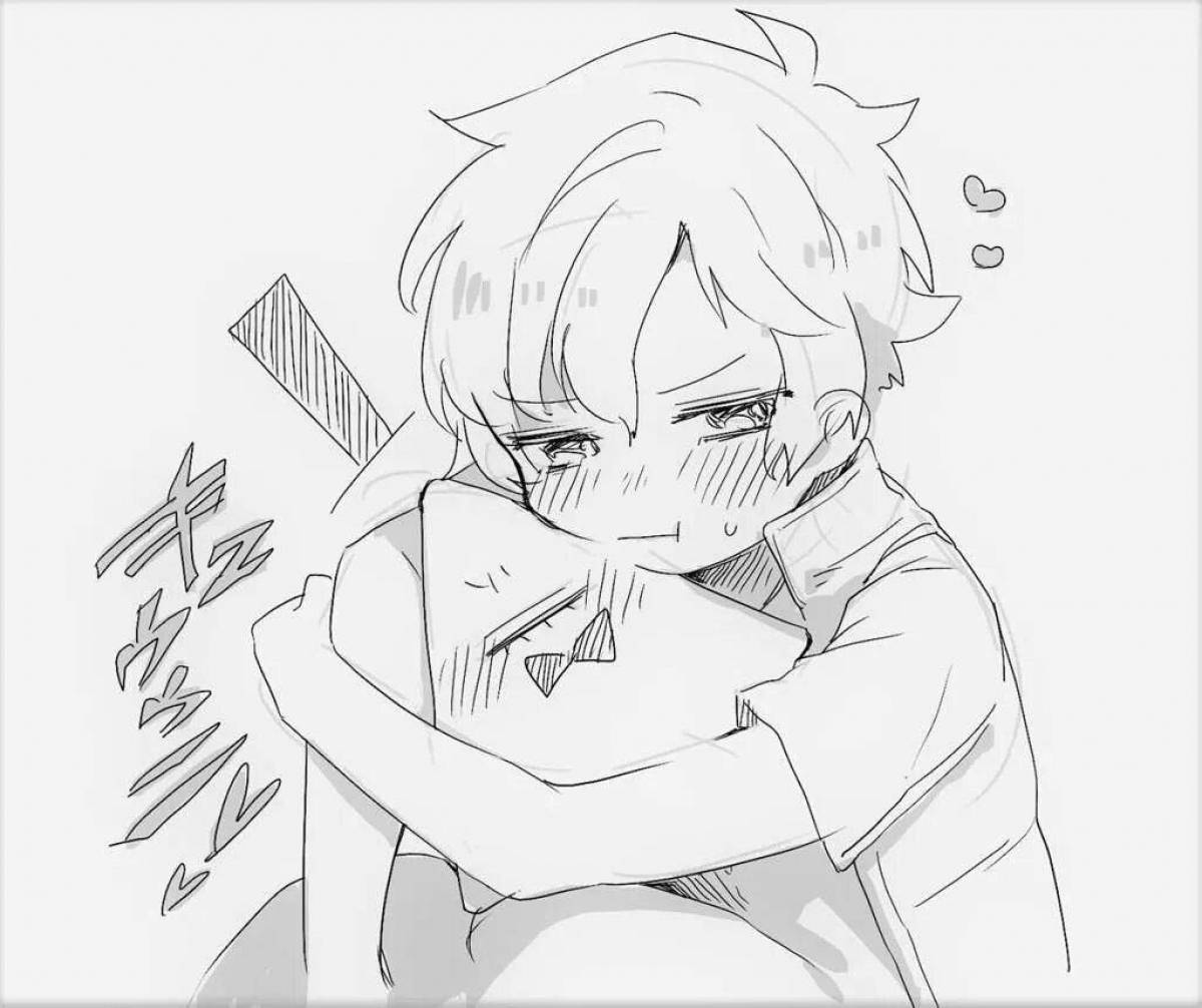 Photo Inspiring yaoi anime coloring book