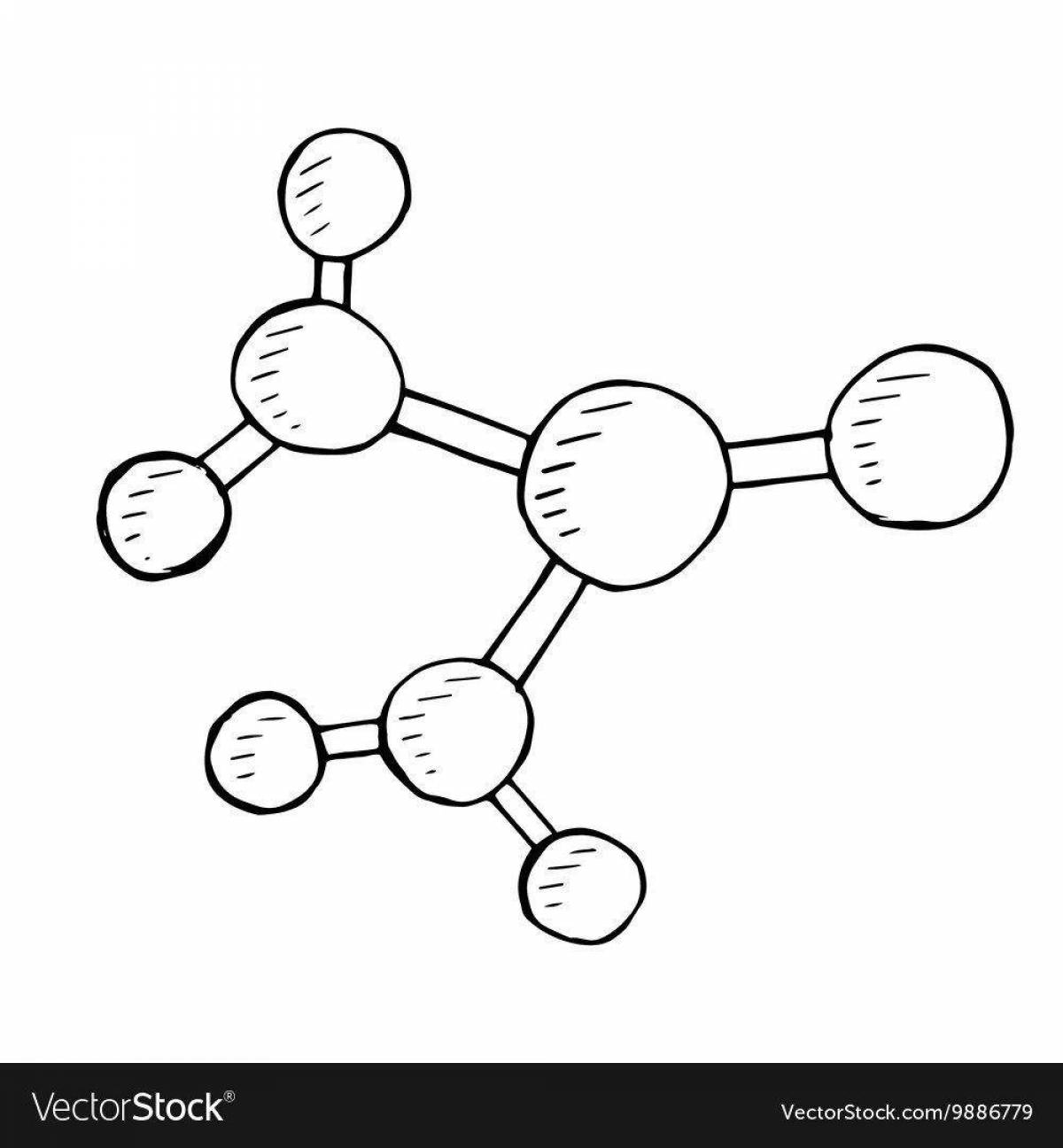 Элементов рисунок 1 1. Молекулы раскраска. Молекула нарисовать. Молекула карандашом. Молекула зарисовка.