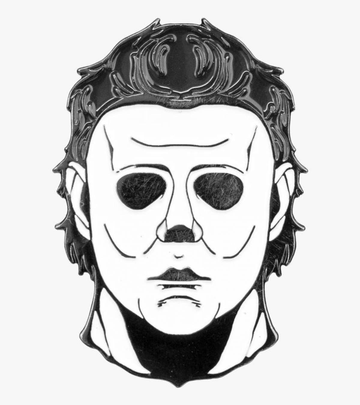 Terrible michael myers coloring book