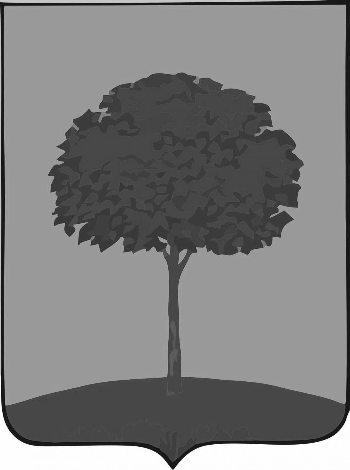 Great coloring coat of arms of Lipetsk