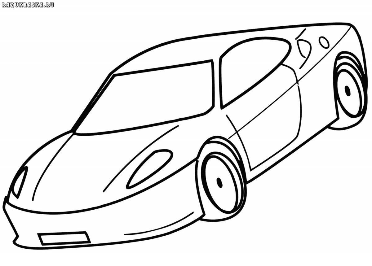 Coloring showy cars bpan