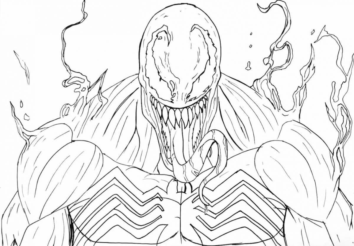 Shining Venom 2 coloring page