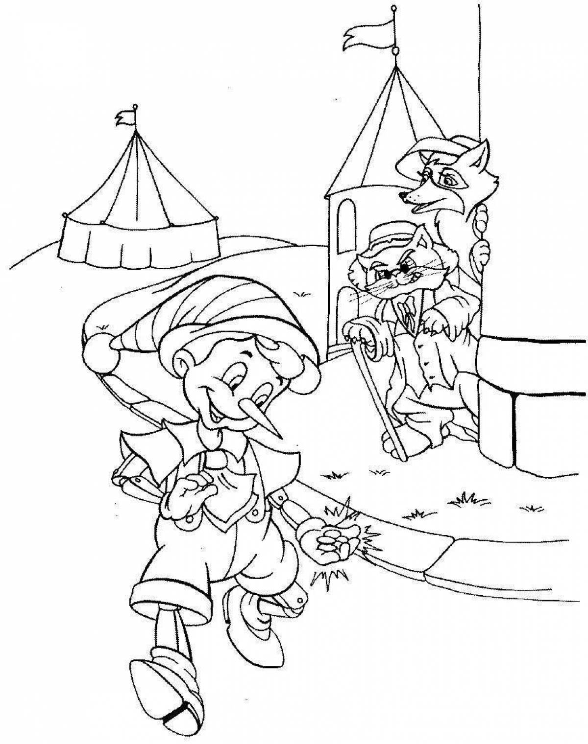 Photo Fancy alice fox coloring book