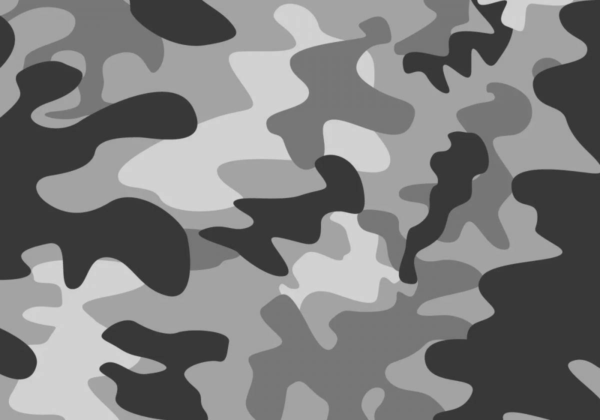 Bold military coloring page background