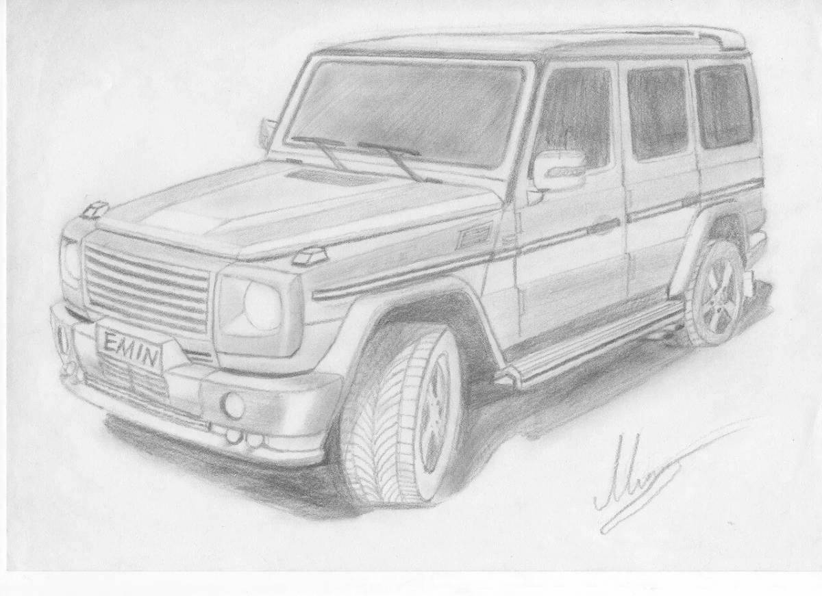 Coloring Joyful Brabus Gelik