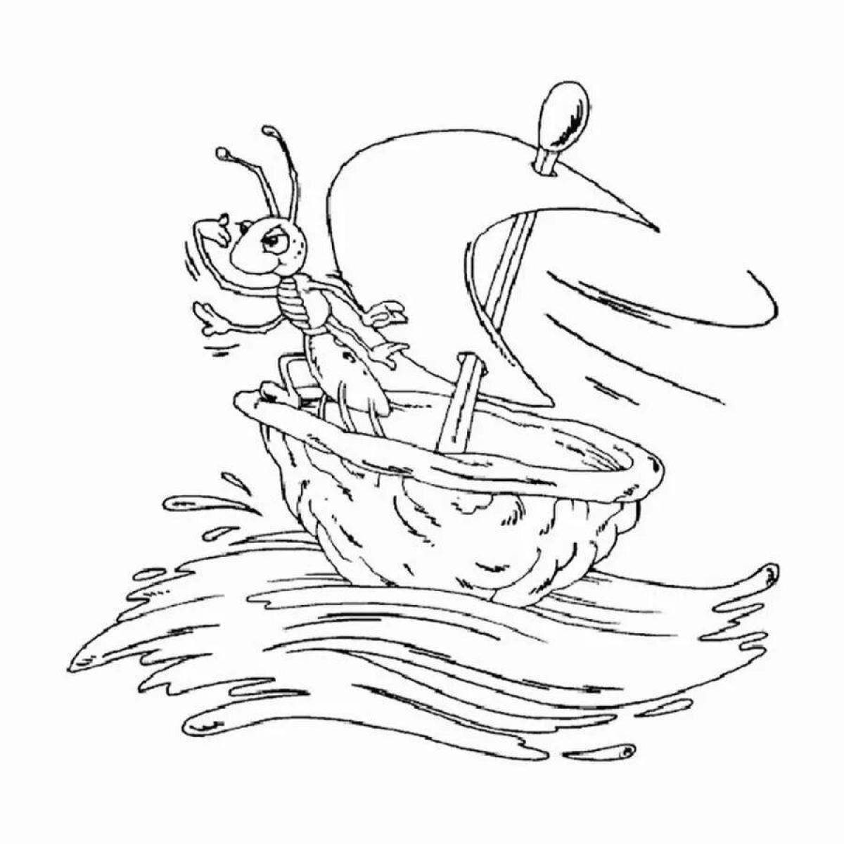 Буйная раскраска из сказок сутеева