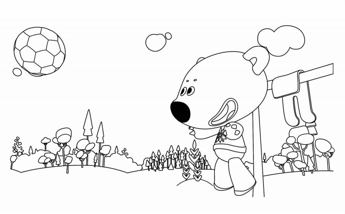 Mimimishki coloring book for boys