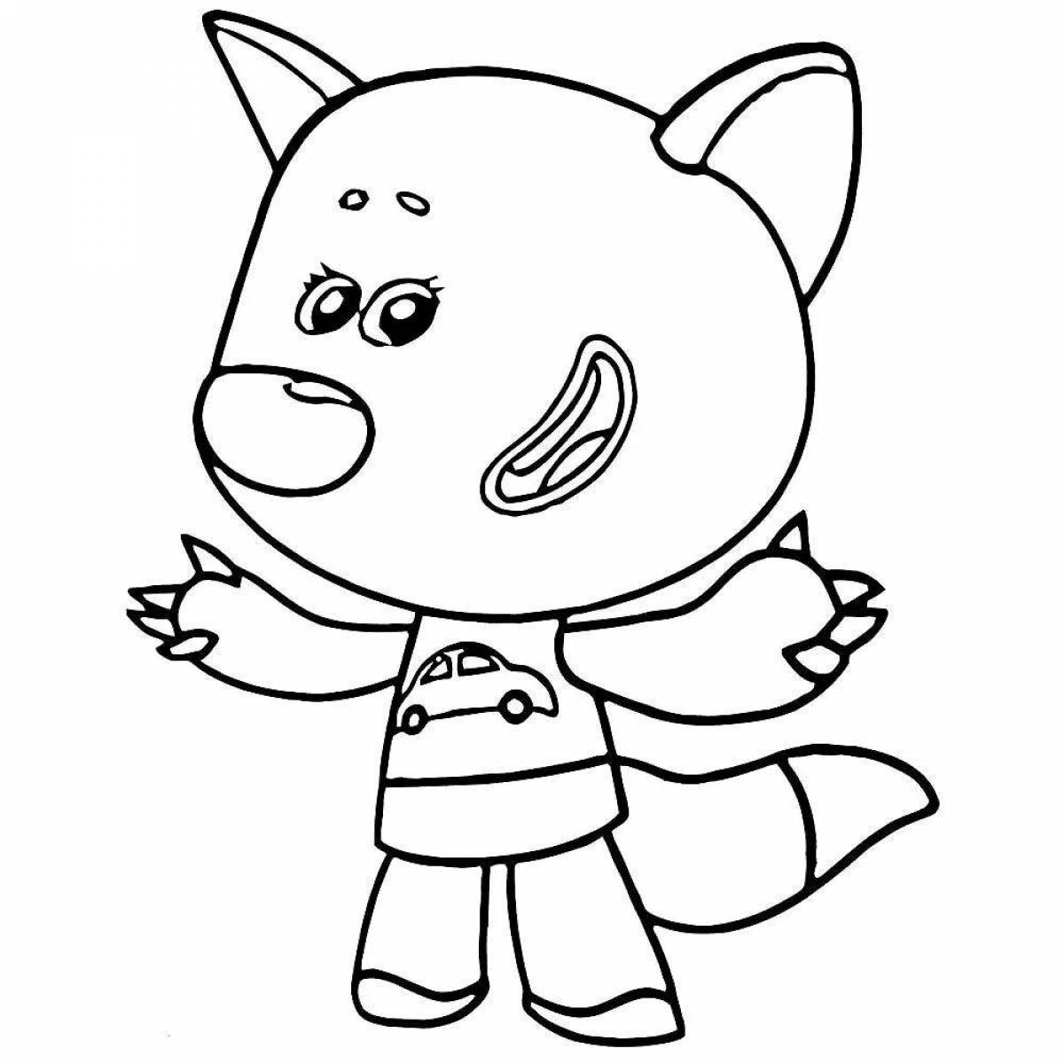 Color-frenzy coloring pages for boys