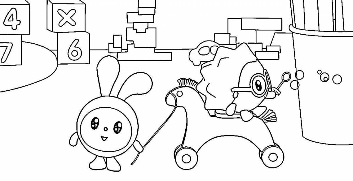 Great cartoon coloring book for kids