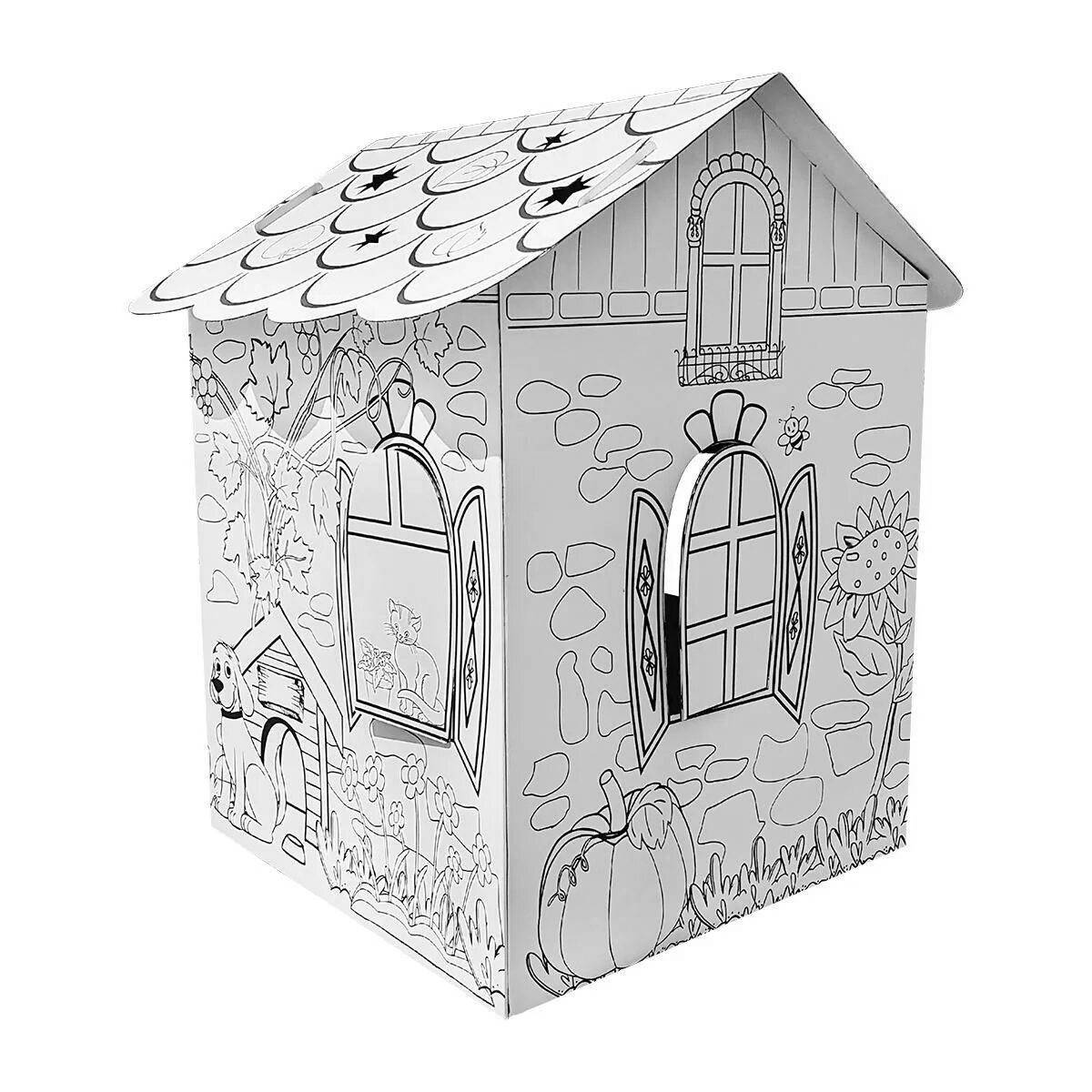 Cardboard playhouse #3