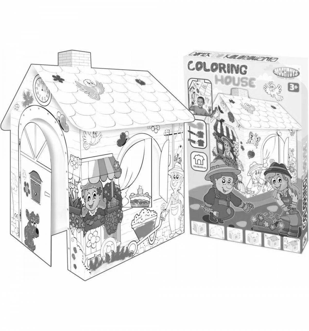 Cardboard playhouse #5