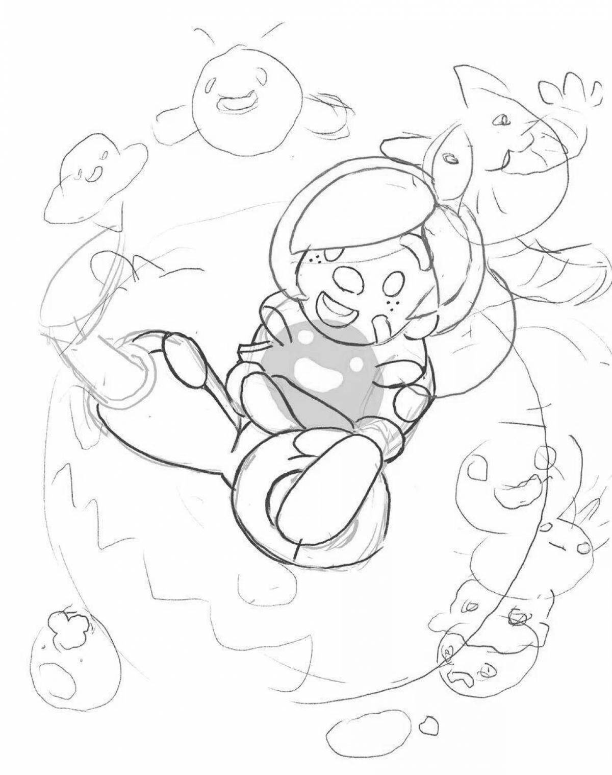 Photo Coloring shiny slime rancher 2