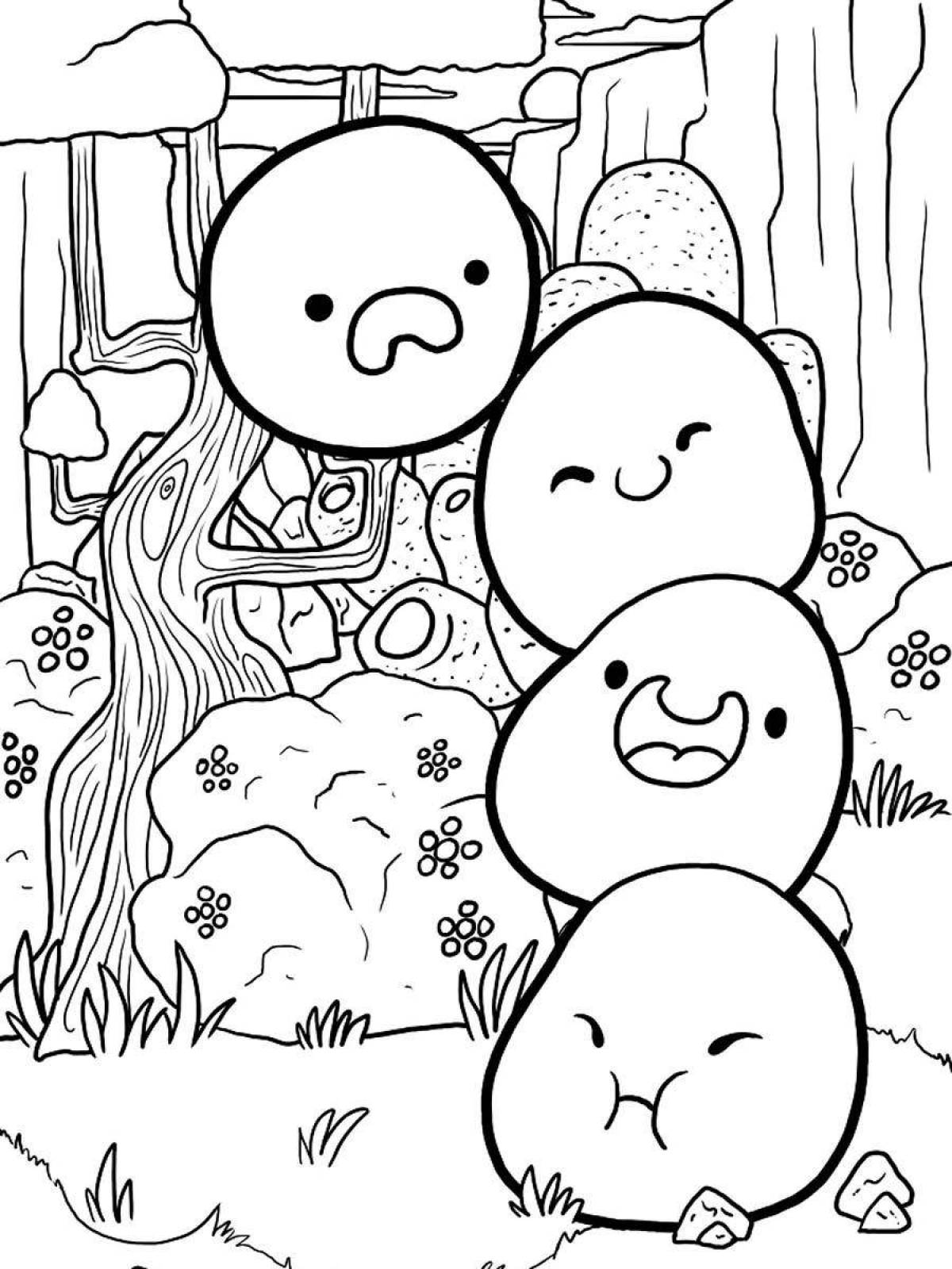 Photo Comic coloring slime rancher 2