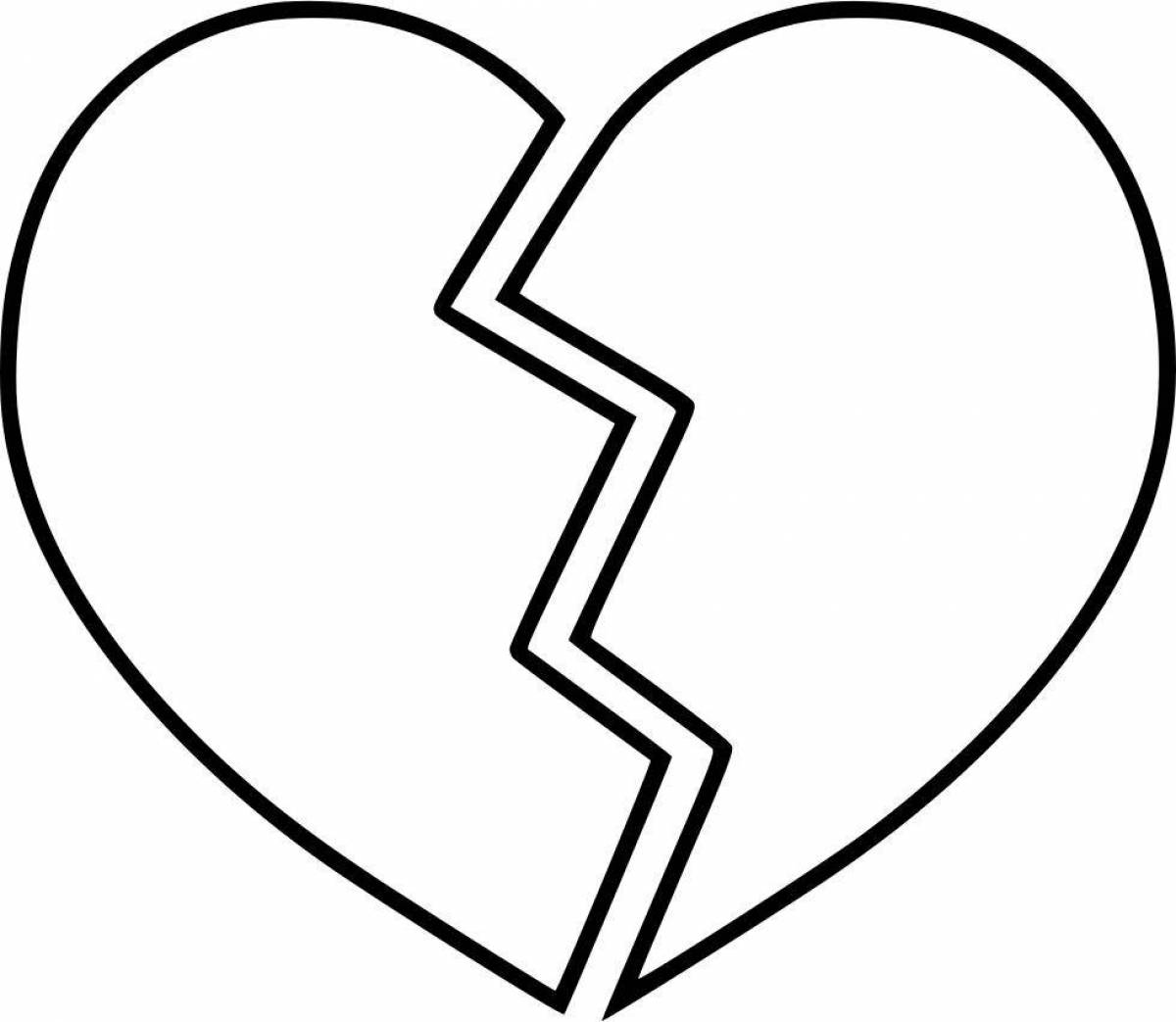 Awesome coloring pages with hearts