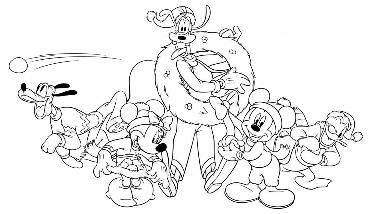 Mickey mouse club coloring page