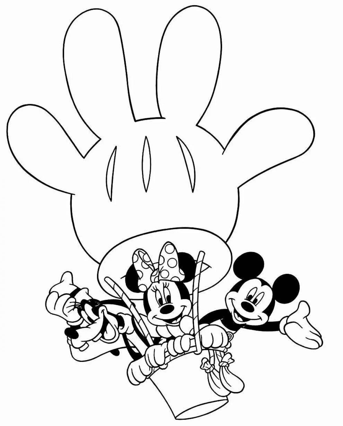 Mickey mouse club shining coloring book