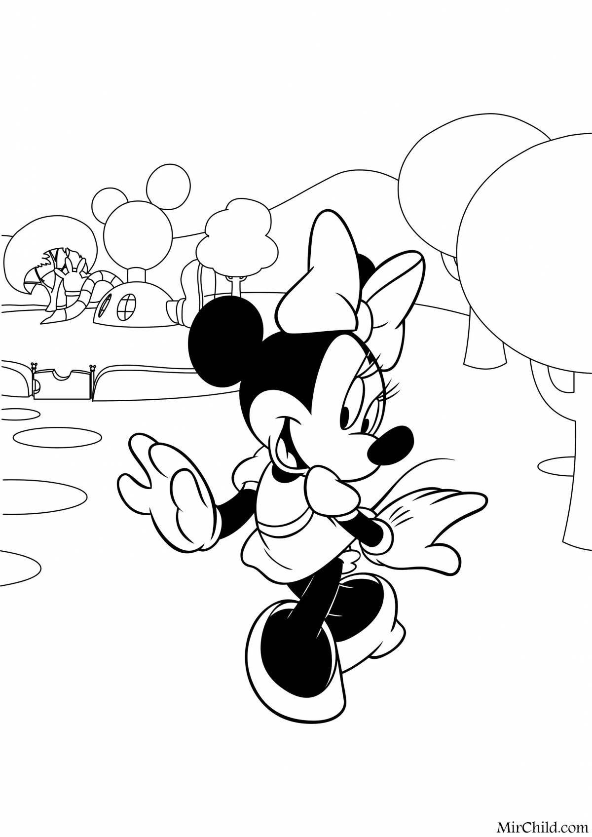 Excellent coloring mickey mouse club