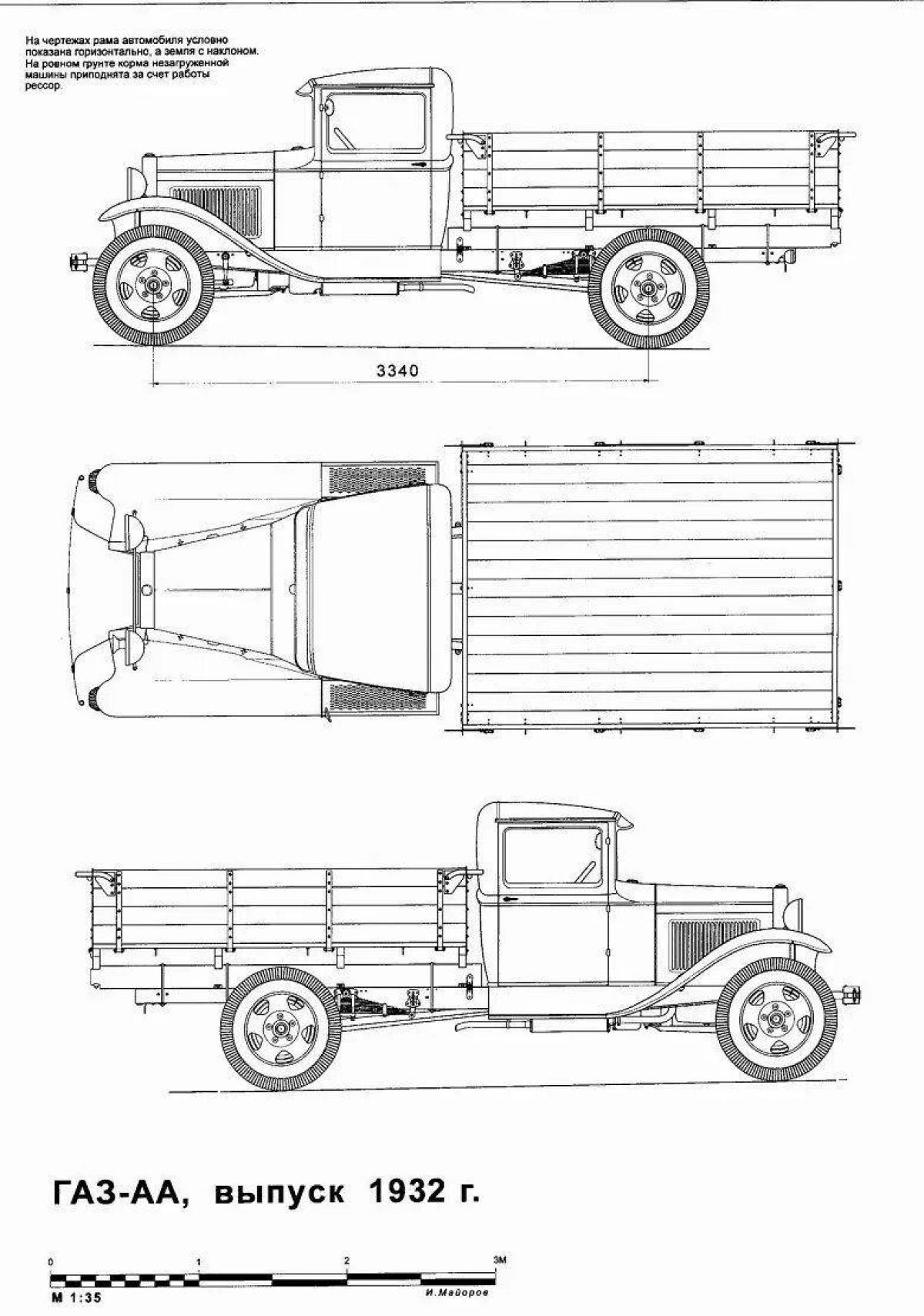 Outstanding gas truck aa coloring