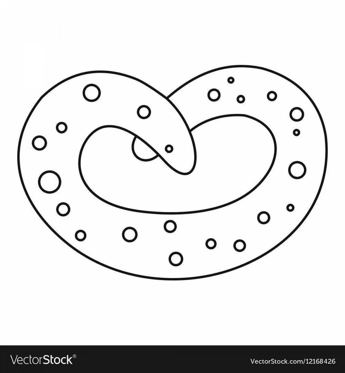 Colored bagels for children