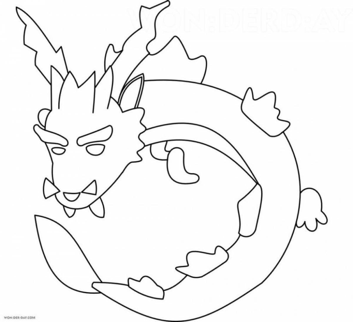 Glorious adopt mi ​​shadow coloring page