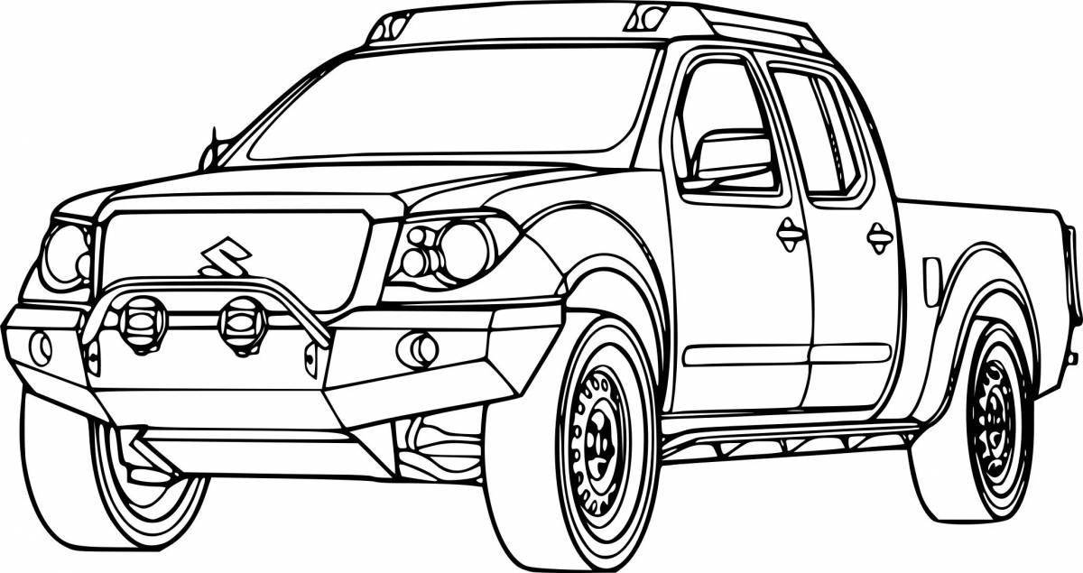 Nissan x trail amazing coloring book