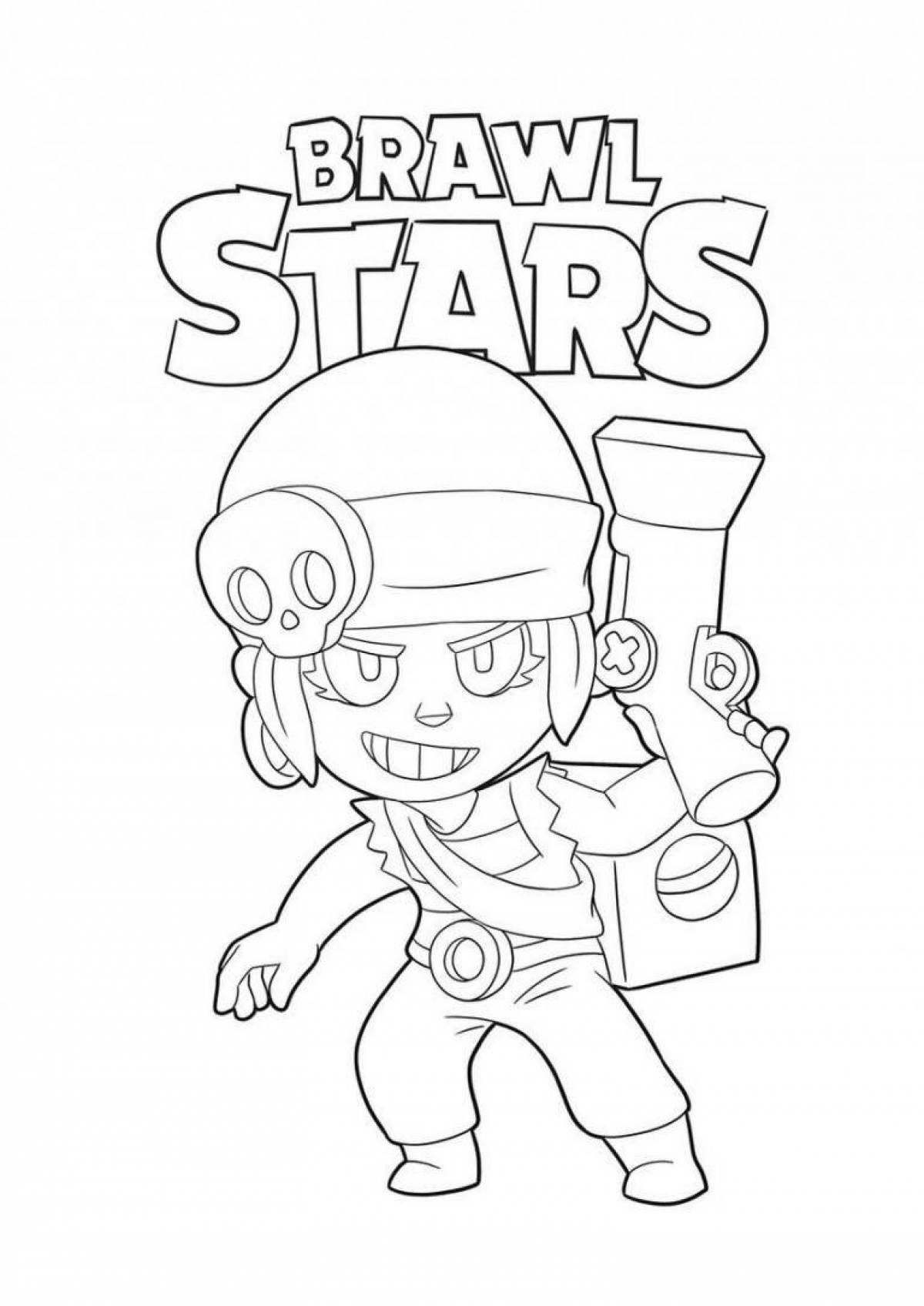 Coloring zany bravo stars gale merchant