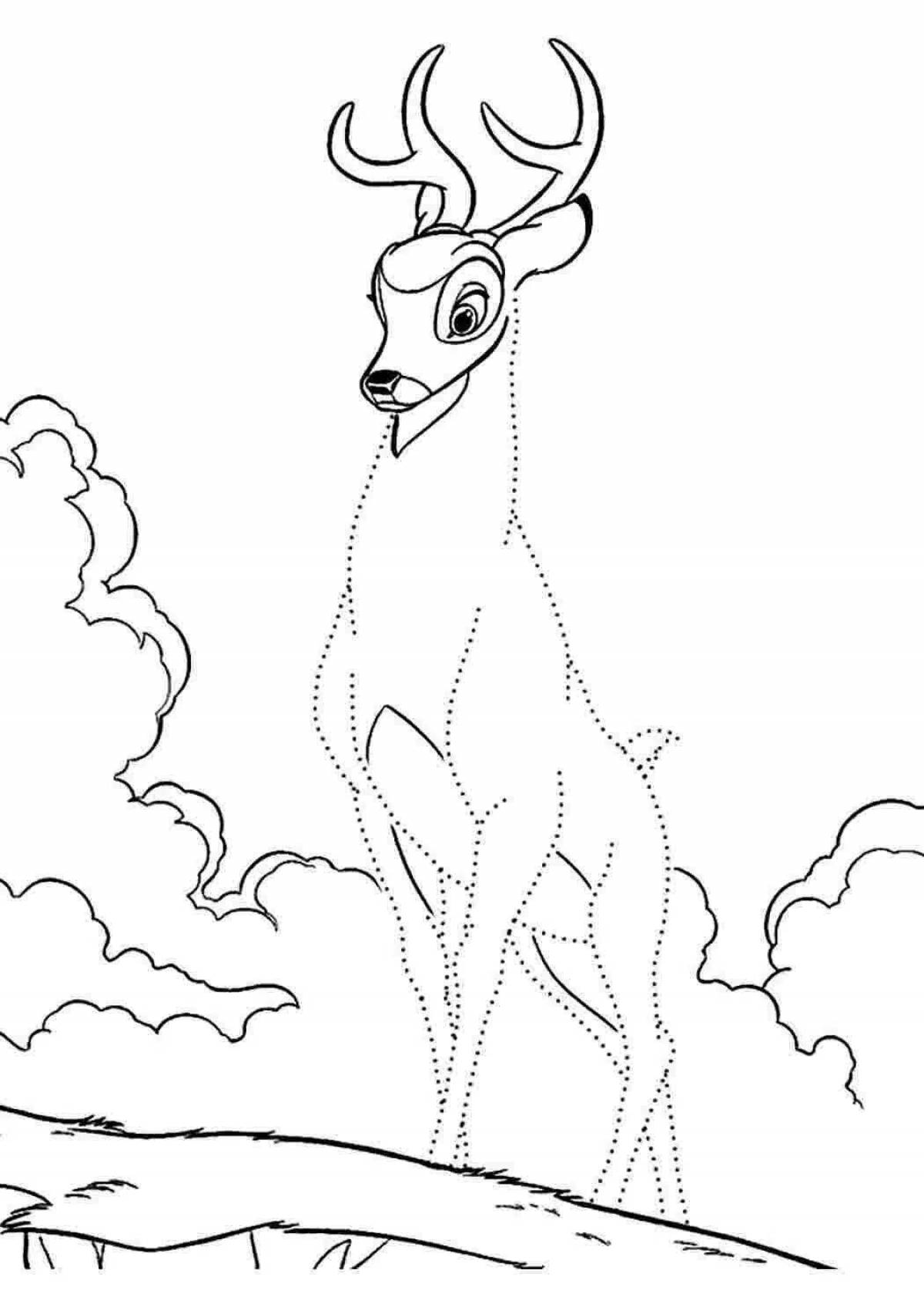 Coloring page happy silver hoof