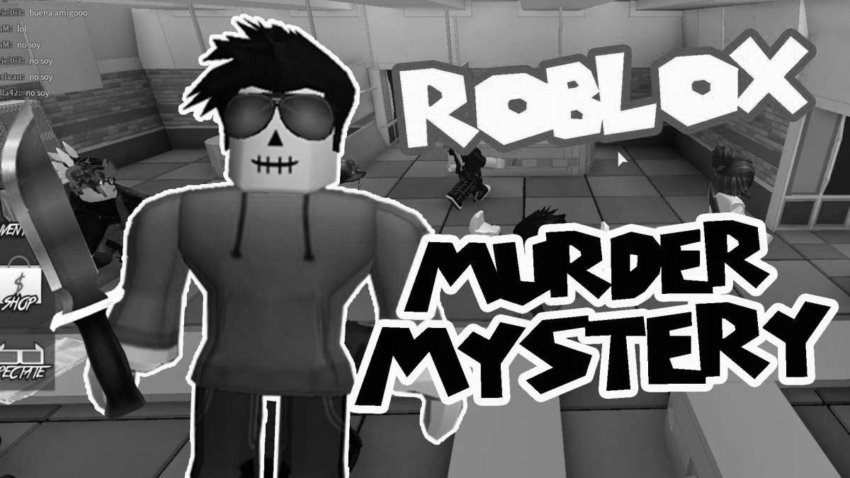 Великолепная раскраска roblox marder mystery 2