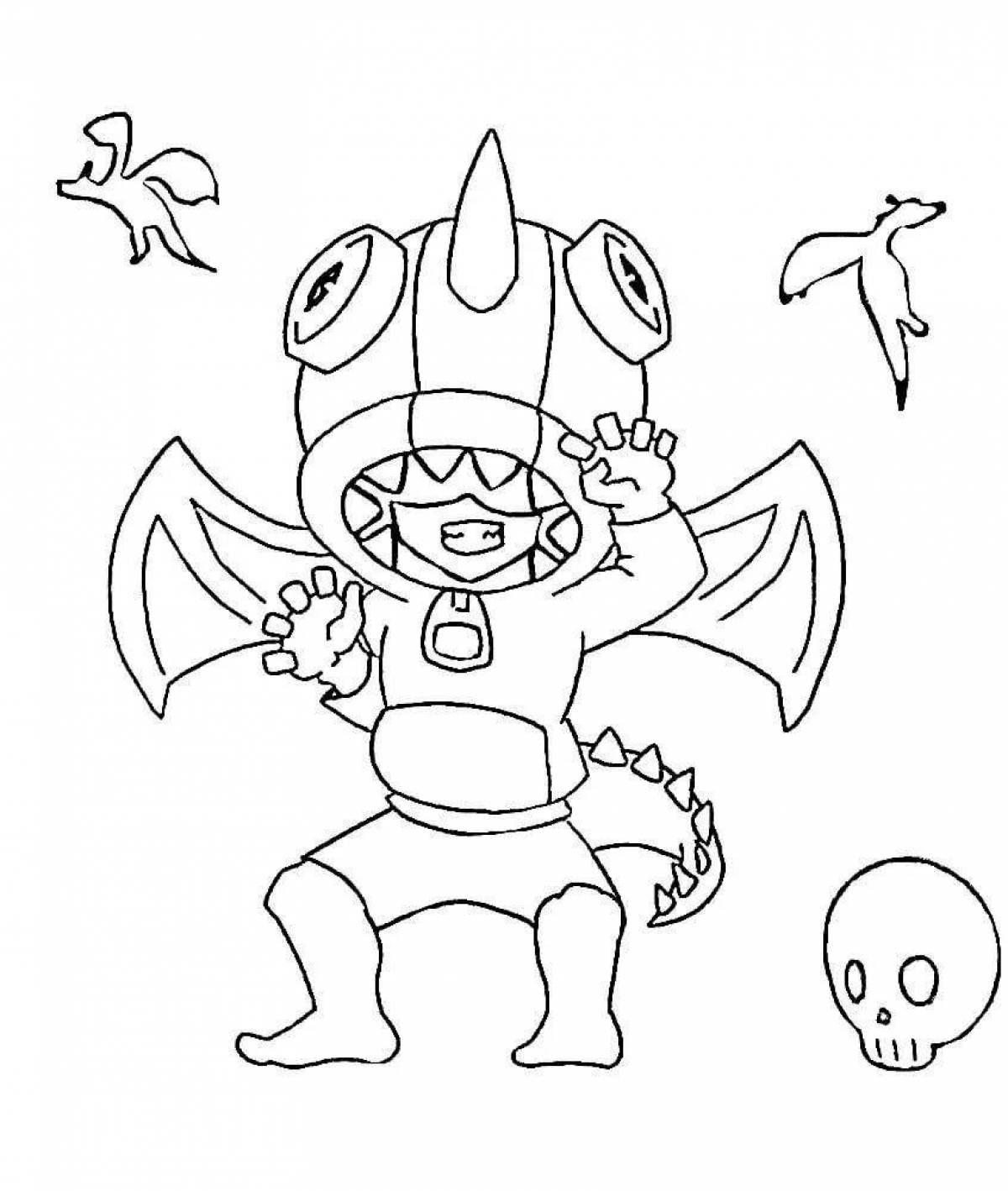 Great coloring shark leon bravo stars