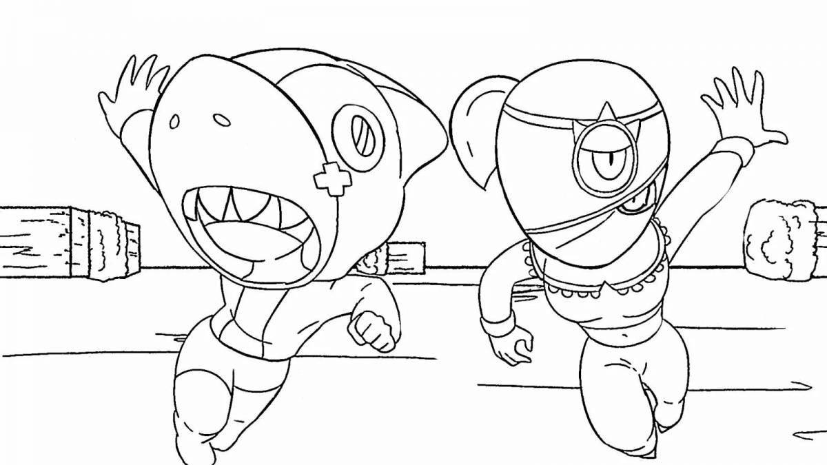 Intriguing coloring shark leon bravo stars