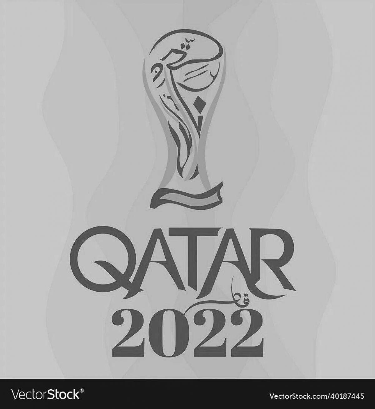 Gorgeous 2022 World Cup Coloring Page