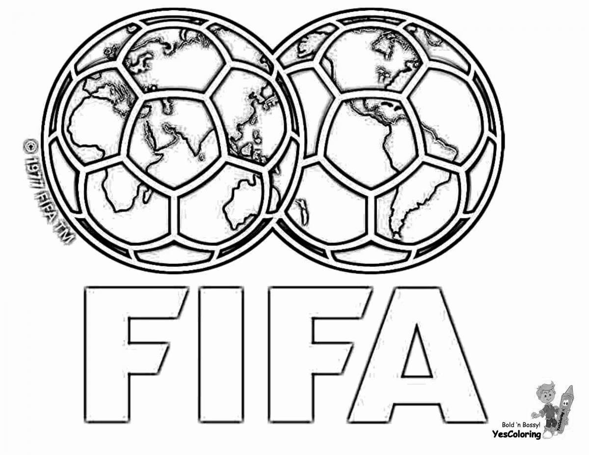 Coloring page gorgeous 2022 FIFA World Cup