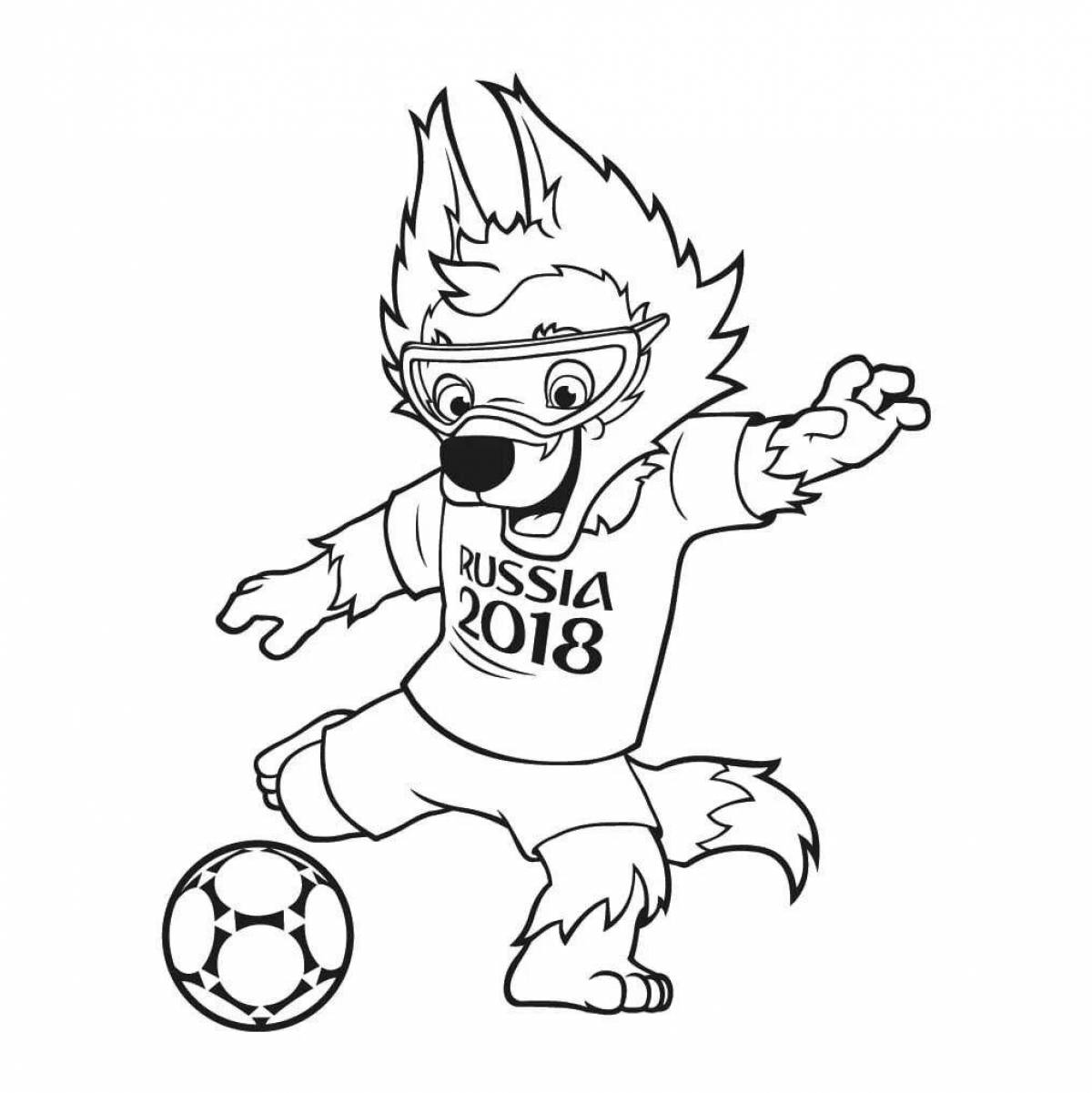 Coloring page Glorious World Cup 2022