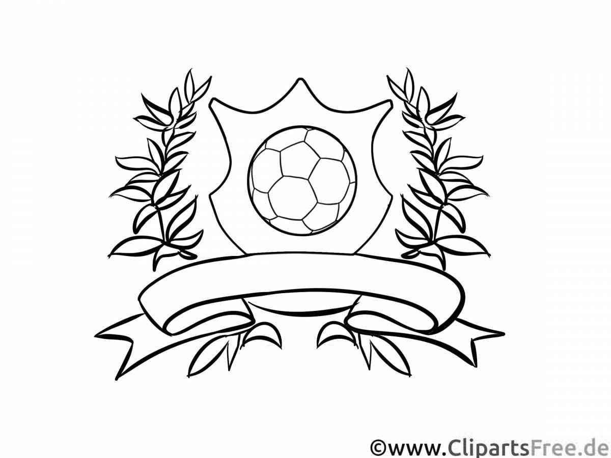 The dazzling 2022 FIFA World Cup coloring page