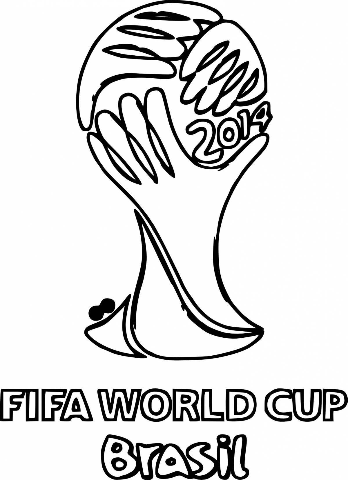 Fun world cup 2022 coloring book