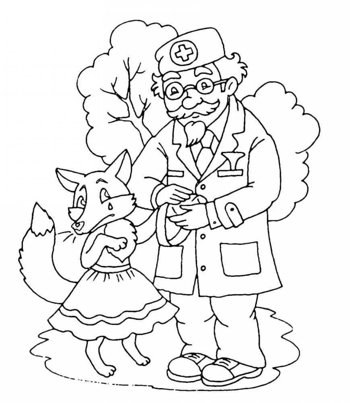 Enticing coloring of fairy tales by Korney Chukovsky