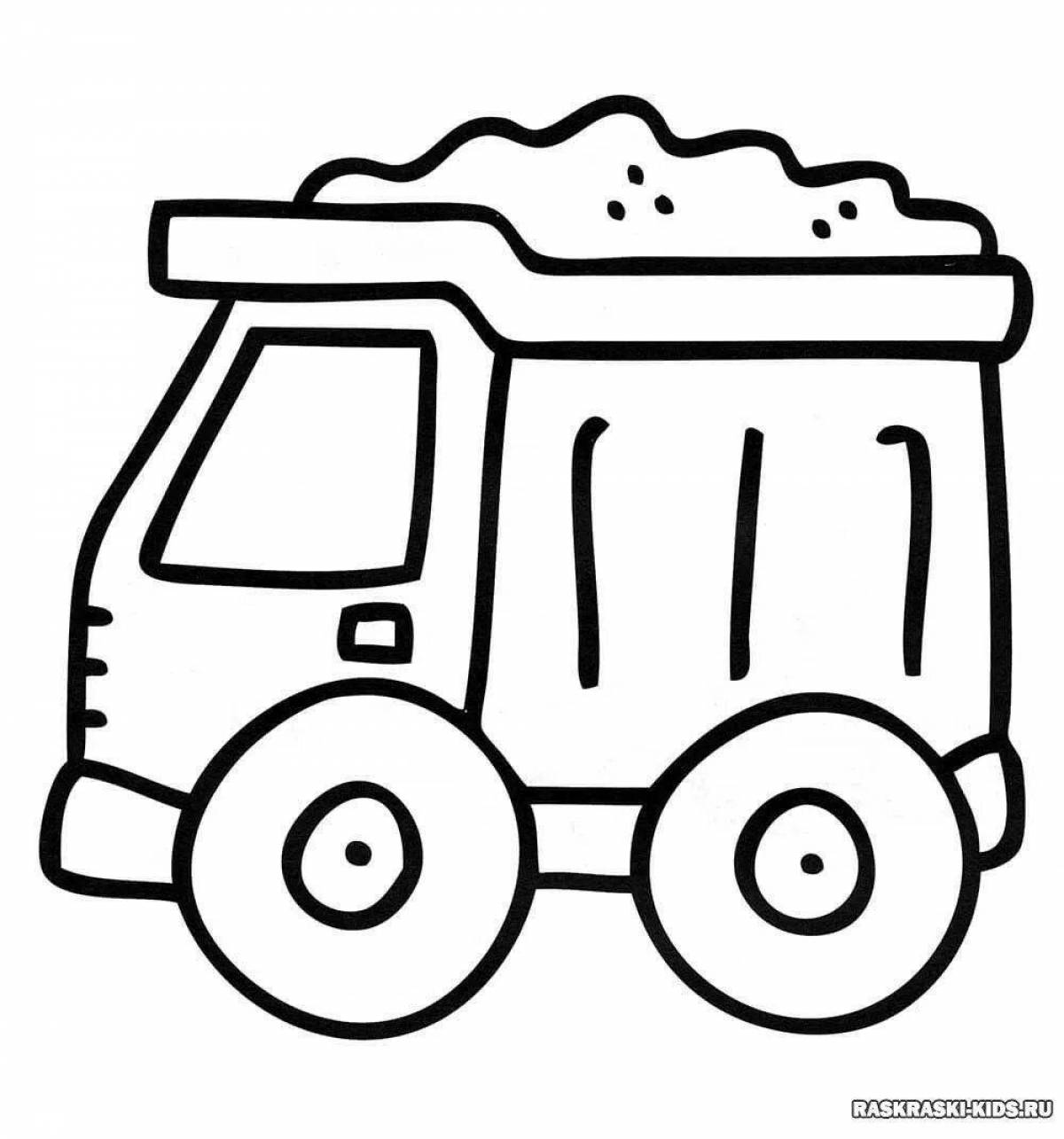 Coloring pages adorable cars for boys 2 years old