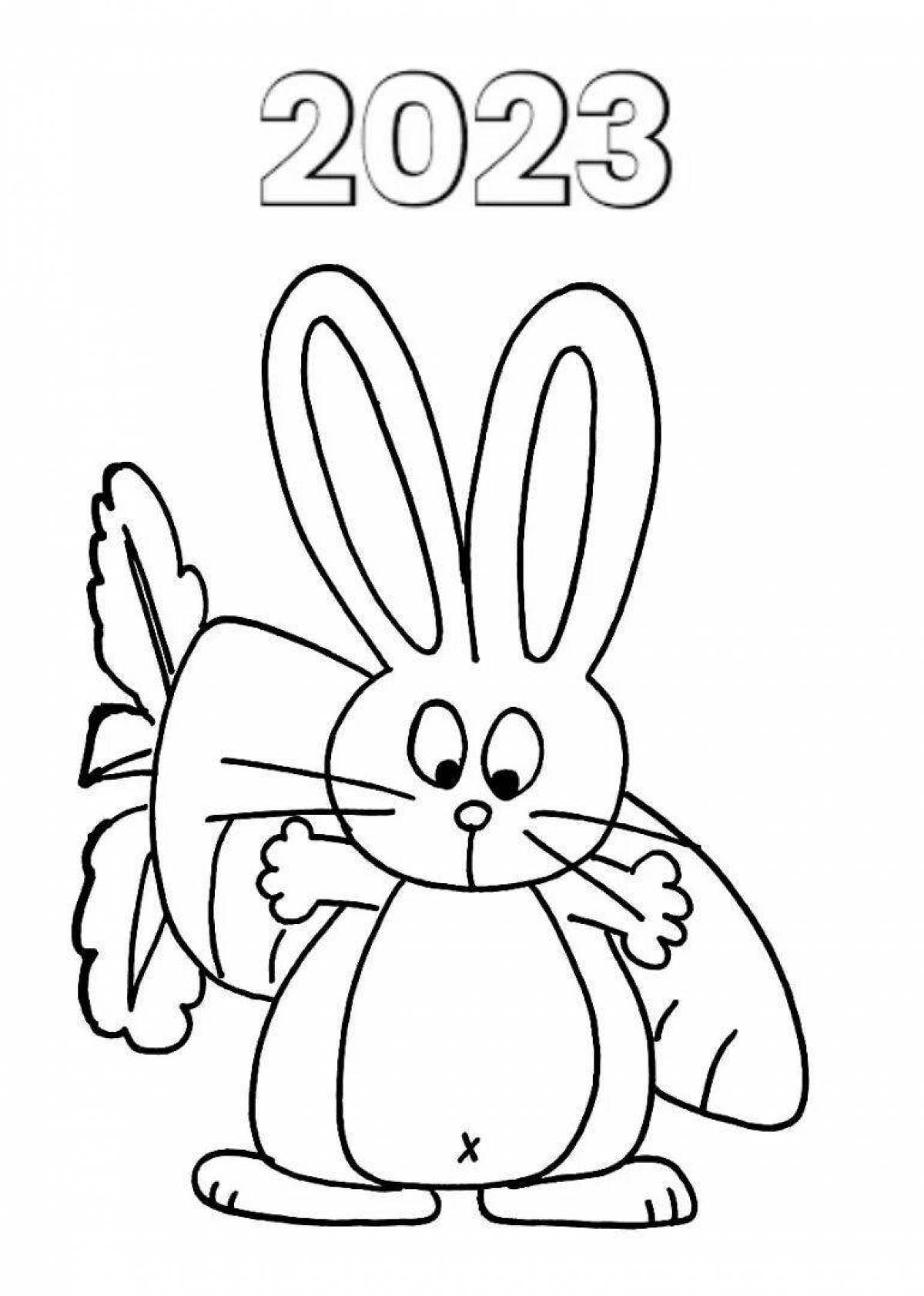 Happy new year 2023 rabbit